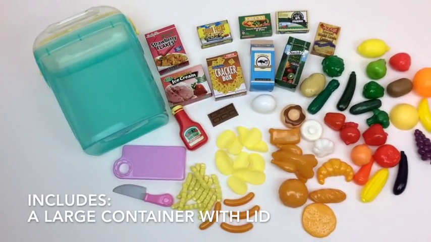 6 Play+Circle+Battat+79+piece+Play+Food