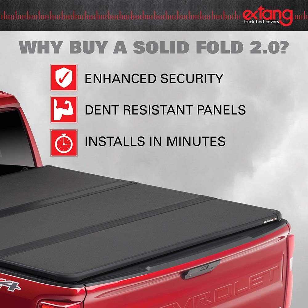 Amazon Com Extang Solid Fold 2 0 Toolbox Hard Folding Truck Bed Tonneau Cover 84430 Fits 09 18 19 20 Classic Dodge Ram 1500 2500 3500 6 4 Bed Automotive