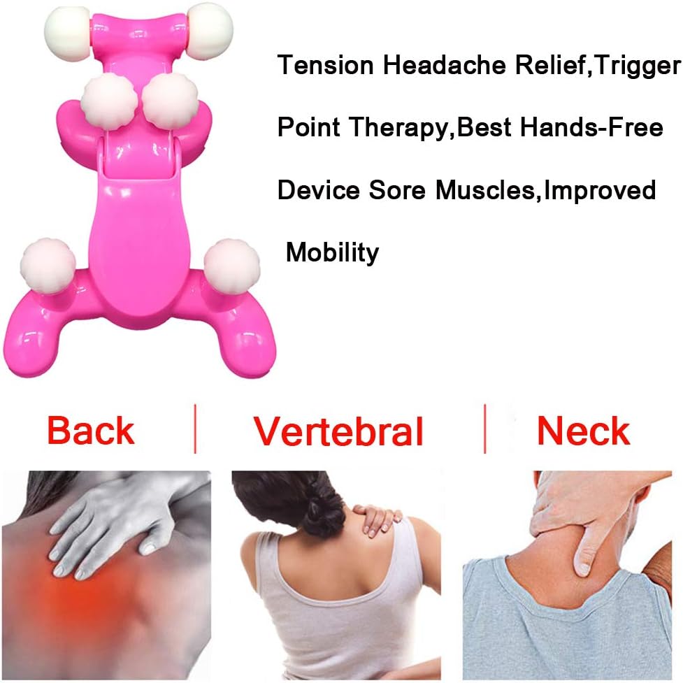 Cervical Spine Alignment Chiropractic Pillow,Neck and Head Pain Relief Back Massage Traction Device Support Relaxer, Tension Headache Relief, 6 Trigger Point Therapy, Improved Mobility: Furniture & Decor