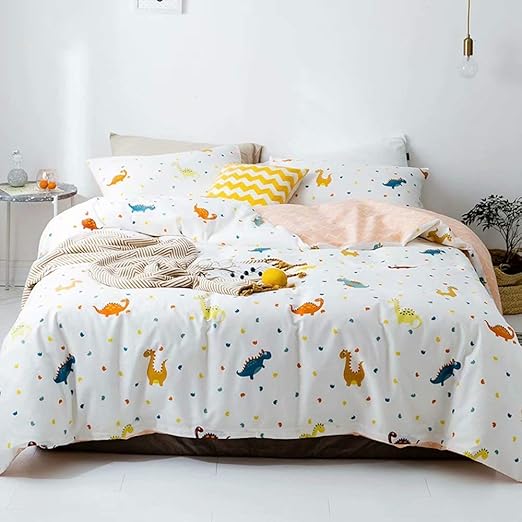 pink dinosaur duvet cover