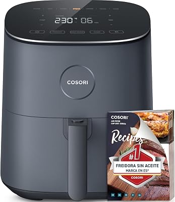 Freidora de Aire Duradera de 4,7 L, 9 Modos, Máx 230 °C, Silenciosa