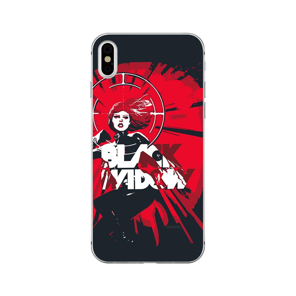 ERT GROUP mobile phone case for Apple Iphone XS Max original and officially Licensed Marvel pattern Black Widow 005 optimally adapted to the shape of the mobile phone, case made of TPU