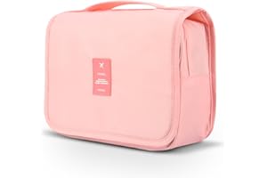 Mossio Hanging Toiletry Bag - Large Cosmetic Makeup Travel Organizer for Men & Women with Sturdy Hook