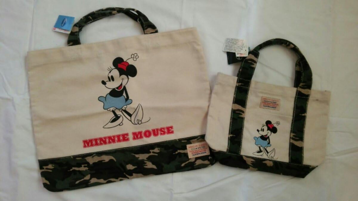 Amazon Co Jp しまむら ディズニー2点セットミニーちゃん親子トート バッグママ 女の子お揃いマザーズバッグ大容量 ホビー 通販