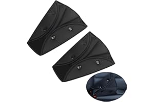 ALOVEXIONG 2 Pack Seatbelt Adjuster for Kids,Car Seatbelt Triangle Positioner for Short People,Firm Auto Shoulder Neck Safety Strap Adjuster,Protective Seat Belt Adjuster for Children,Toddler,High Chair