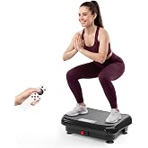 TISSCARE Vibration Plate Exercise Machine Mini Vibrating Plates | For Sedentary Users, Help Boost Lymphatic Drainage &amp; Weight Loss, 400Lbs Full Body Vibration Shake Workout Platform for Home
