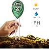 Covery 3 in 1 Soil Tester Moisture Meter, Light and PH acidity Tester, Plant Tester for Garden, Farm, Lawn, Indoor & Outdoor (No Battery needed) Easy Read Indicator