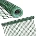 Houseables Snow Fence, Mesh Temporary Fencing, Plastic, Safety Garden Netting, Single, Green, 4 x 100' Feet, Above Ground Barrier, for Deer, Kids, Swimming Pool, Silt, Lawn, Rabbits, Poultry, Dogs