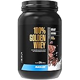 Maxler 100% Golden Whey Protein - 22g of Protein per Serving - Whey Protein Powder for Pre Post Workout - Fast-Absorbing Whey Concentrate, Isolate & Hydrolysate Blend - Milk Chocolate Protein 2 lb