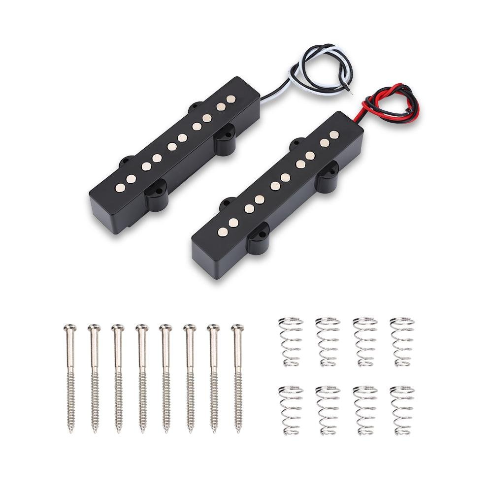 2PCS 5 String Open Bridge Pickup Set Music Instrument Accessory for Jazz Bass JB Electric Bass Guitar Accessory Electric Guitar Pickup