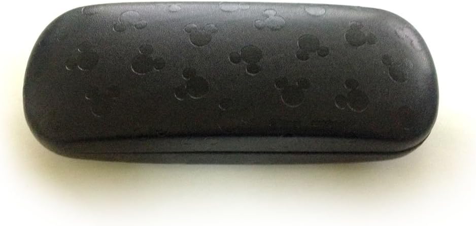 Amazon Co Jp Disney ディズニー 眼鏡ケース ミッキーマウス エンボス Black ホーム キッチン