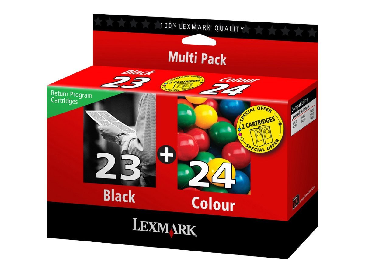 No 23 And No 24 Ink Cartridge Black And Colour Combo-pack Return Program
