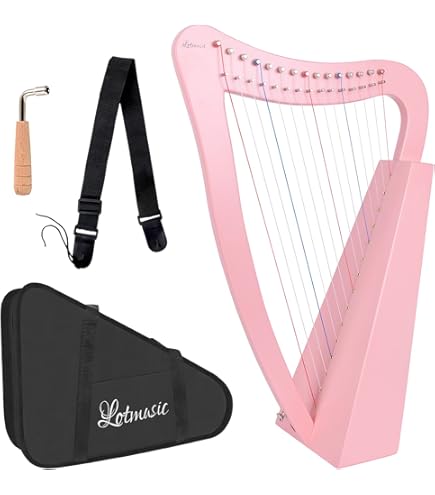 Amazon.com: Roosebeck Baby Celtic Harp 12-String w/Knotwork Design