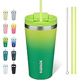 BJPKPK 18oz Tumbler With lid And Straw Stainless Steel Travel Coffee Mug Insulated Tumblers Cups,Bamboo Grove