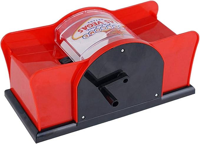 Hand Cranked Card Shuffler Automatic Card Shuffler Blackjack Poker 