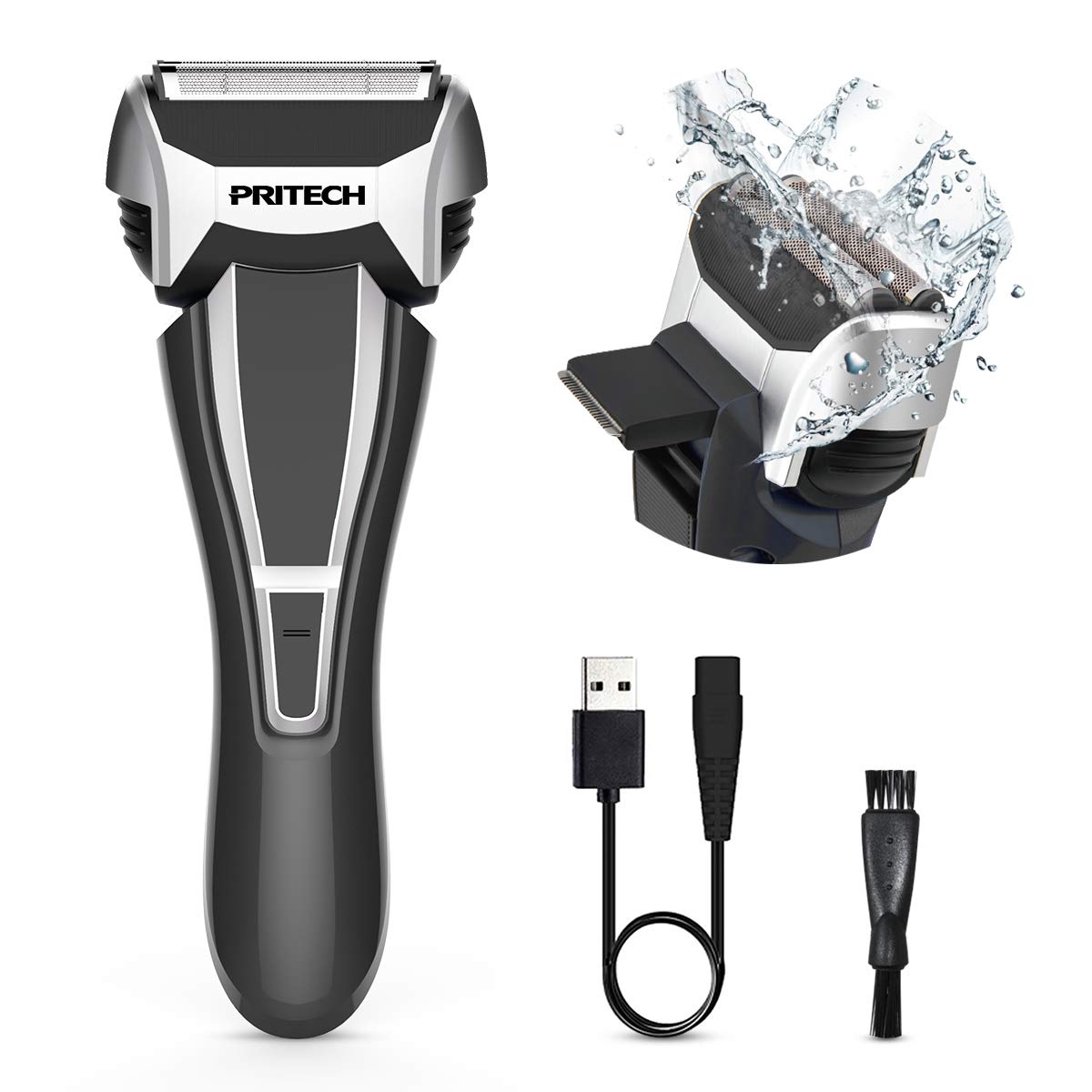 electric shaver with pop up trimmer