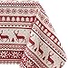 BENSON MILLS Nordic Christmas Herringbone Printed Rectangle Tablecloth, 60 by 84-Inch