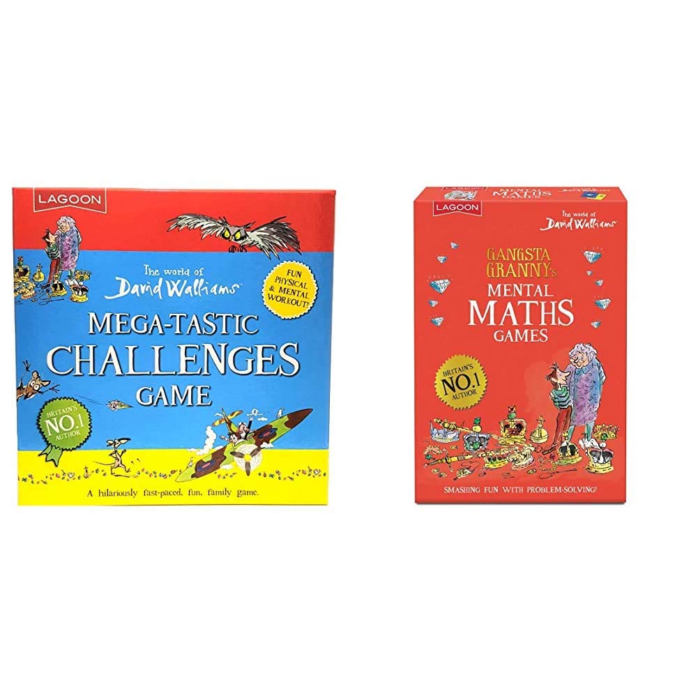 Lagoon Group David Walliams Megatastic Challenges & Gangsta Granny's Mental Maths Games
