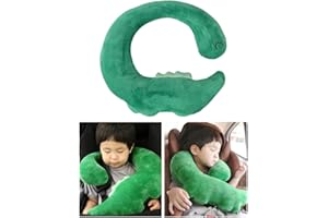 HKSICHENGKEJI Car Travel Pillow for Kids Car Seat Pillow Cute Cartoon Travel Pillow Cushion Breathable Head and Body Support Pillow for Sleeping Travel Neck Rest Car Seat Pillow Long Journey&Road Trip
