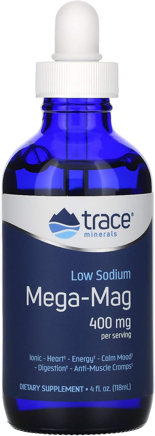 Trace Minerals Liquid Mega-Mag, 400 mg, 4 Ounce: Health & Personal Care