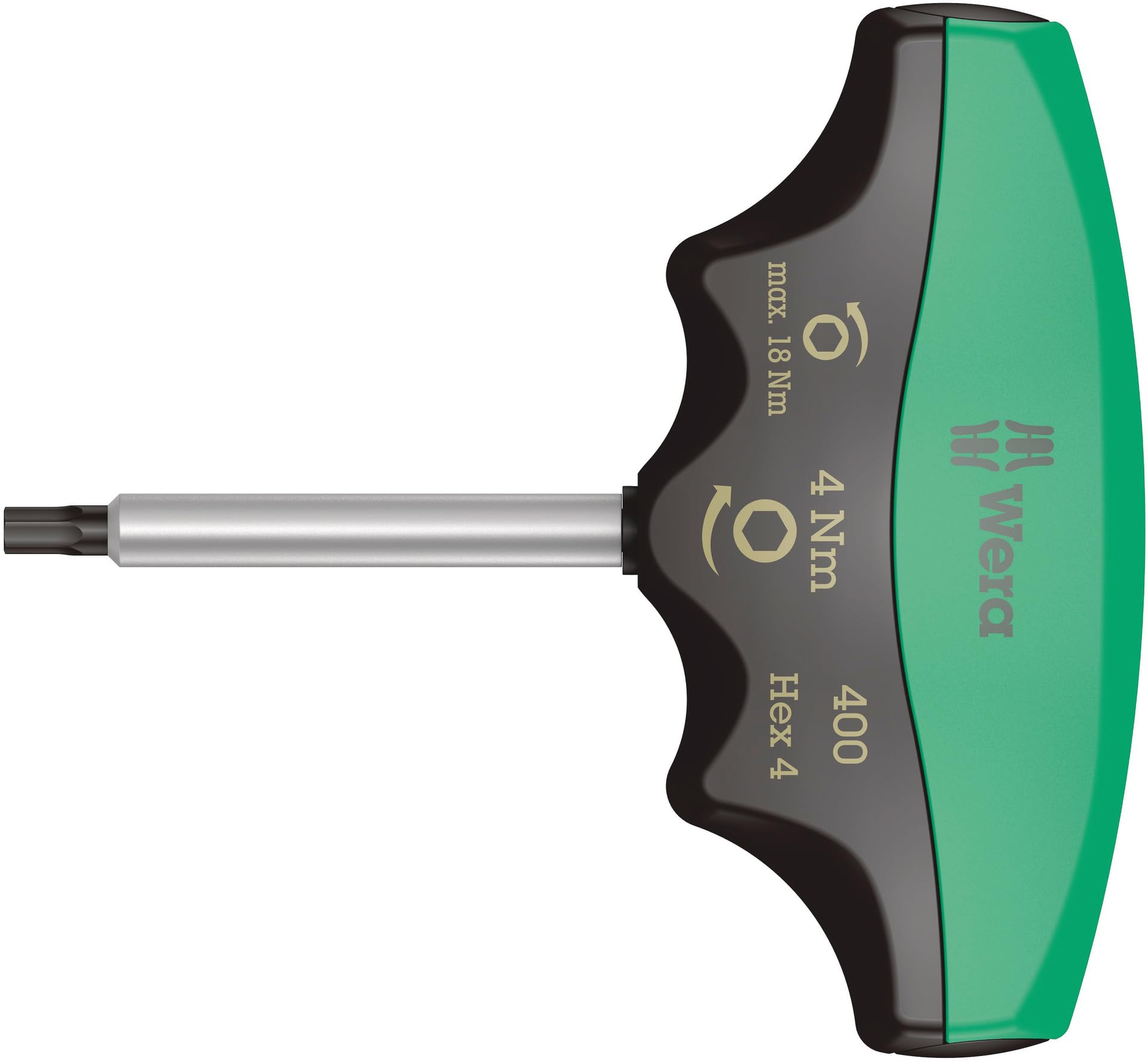 Wera 400 Hex-Plus pre-Set Torque Indicator, Hex-Plus 4x60, 4Nm, 05005080001