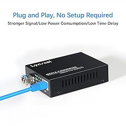 Lynxcel 10G Fiber Media Converter, 10 Gigabit SFP