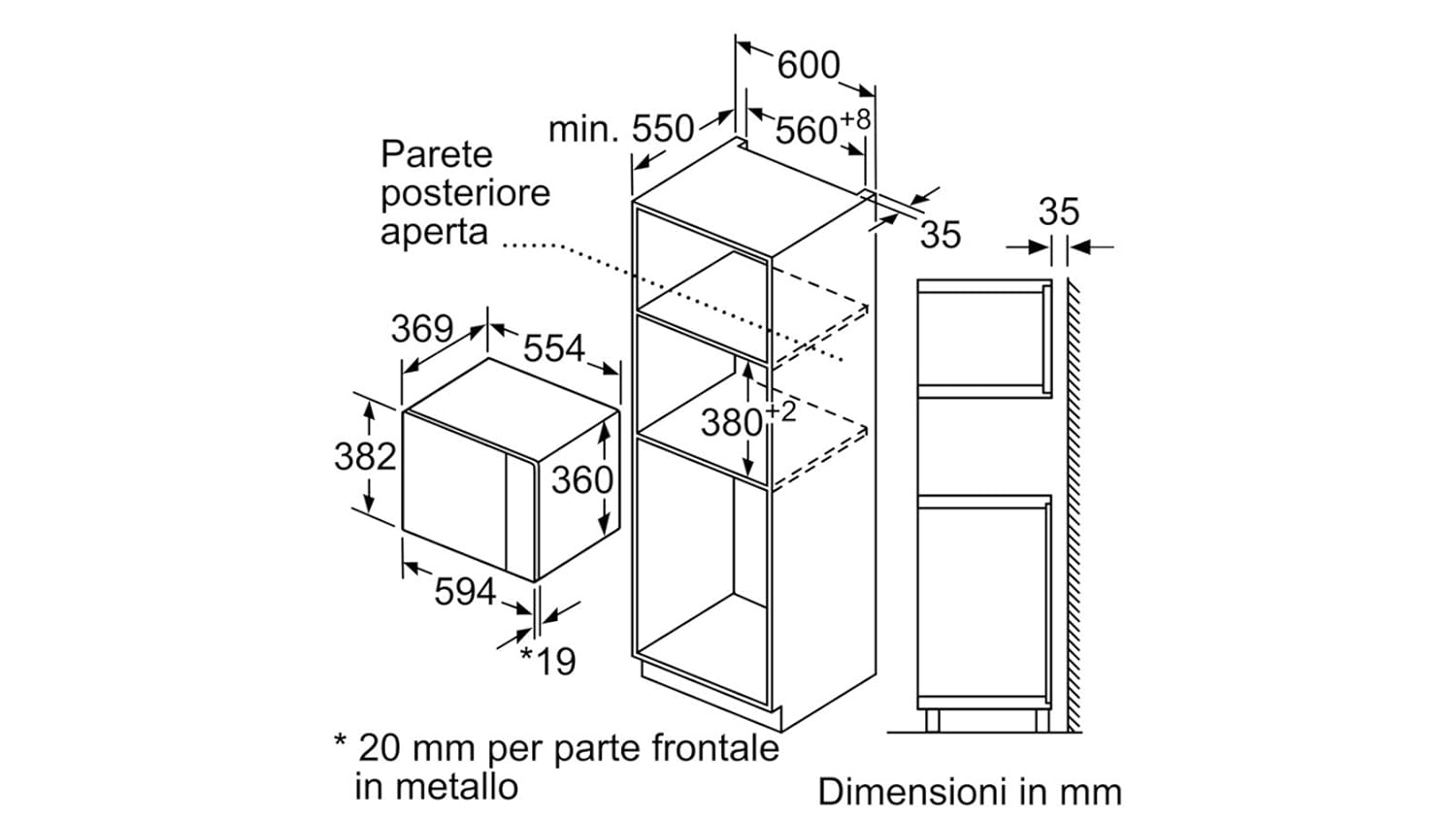 Bosch Serie 6 BFL554MS0 Integrado Solo - Microondas ...