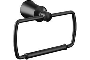 Moen YB2186BL Dartmoor Decorative Hand Towel Holder, Matte Black