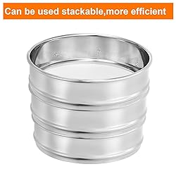 PATIKIL 55 Mesh Lab Sieve, 8" Diameter Test Sieve