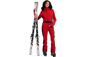 BGX Women Ski Suit One Piece Snowsuit Snowboard Slim Fit Insulated Jumpsuit Waterproof Windproof Winter Sports Warm