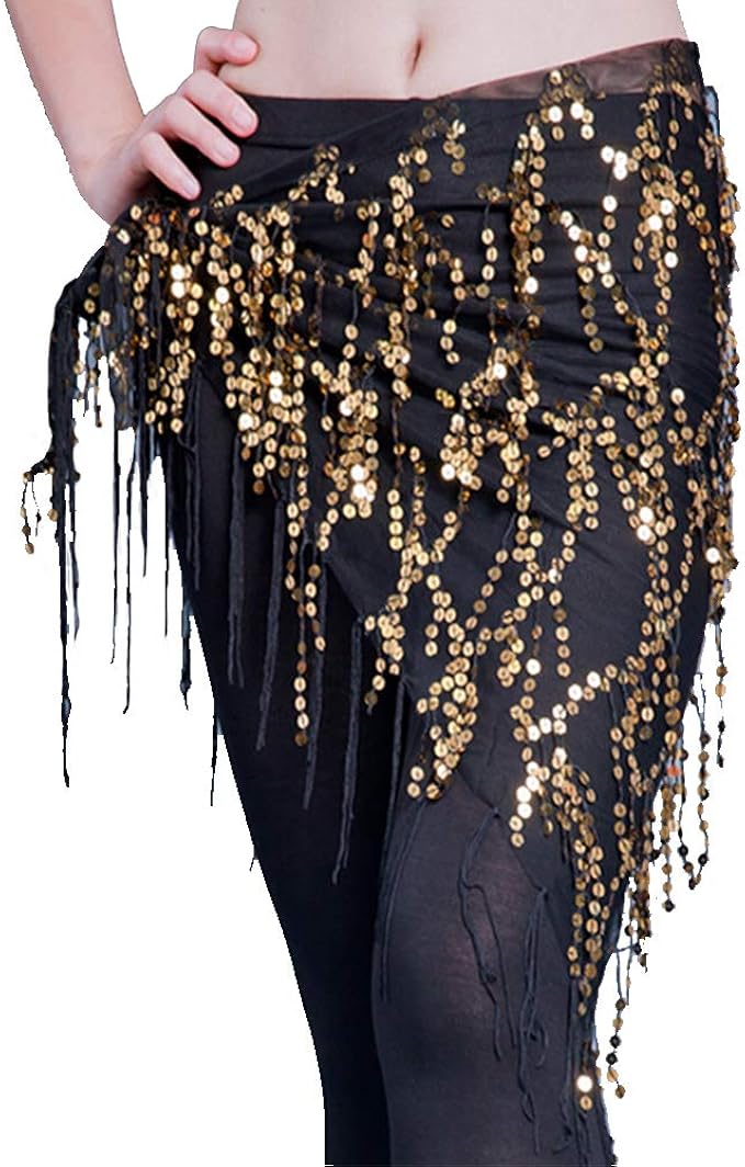 STC Damen Socken Mit Pailletten Rebelle - Goldfarben In Einheitsgröße