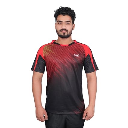 Vector X Vrs 006 Sublimation T Shirt Red Black Amazon In Sports Fitness Outdoors