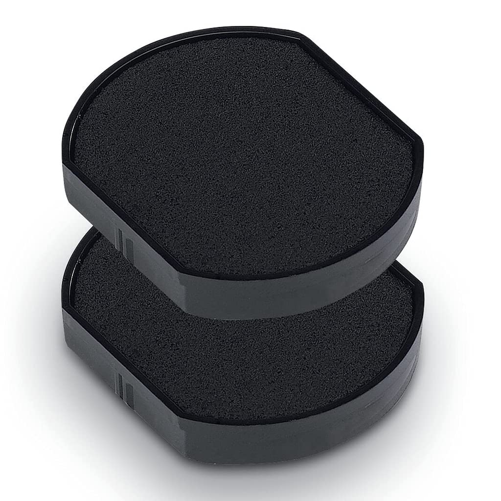 Trodat Replacement Ink Pads 6/46030 - Pack of 2 - Black Ink - For The Printy 46030 and 46130