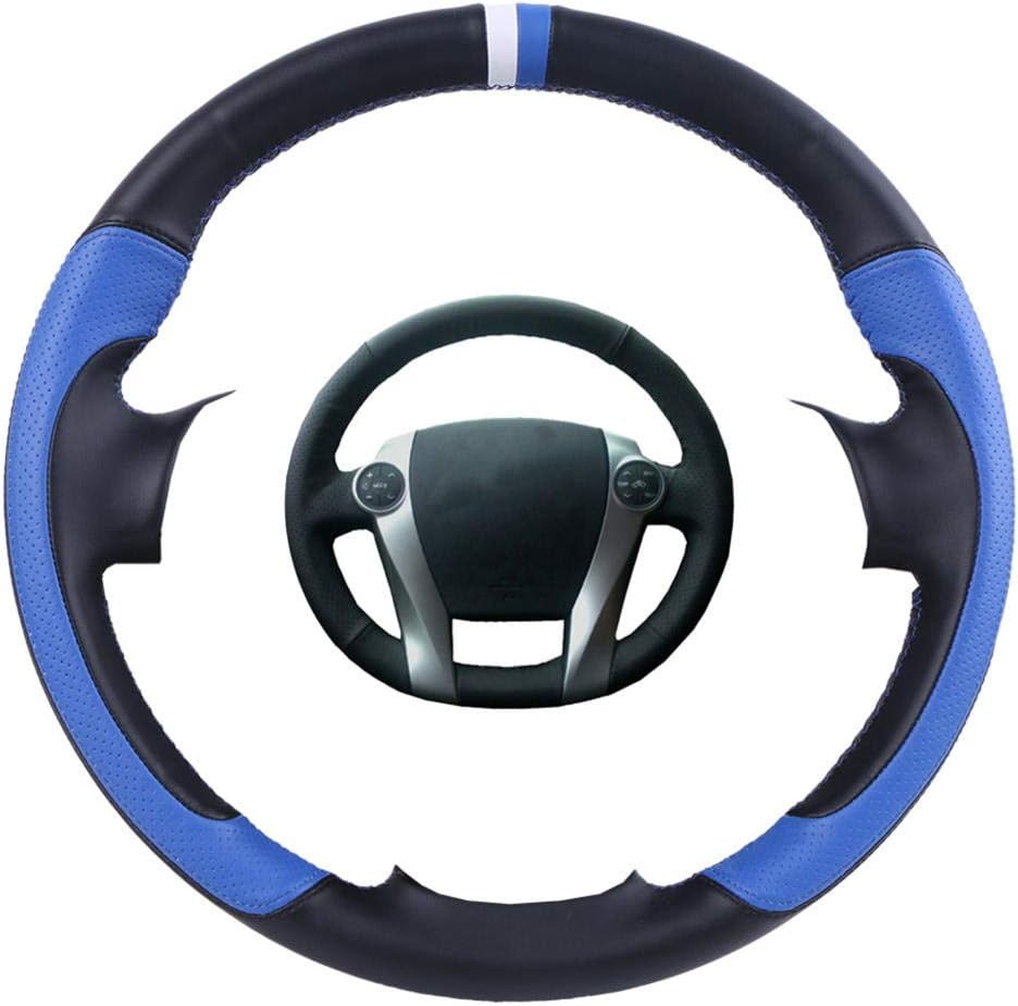 DLDBB Car Steering Wheel Cover Fiber Leather,for Toyota Prius 30(XW30