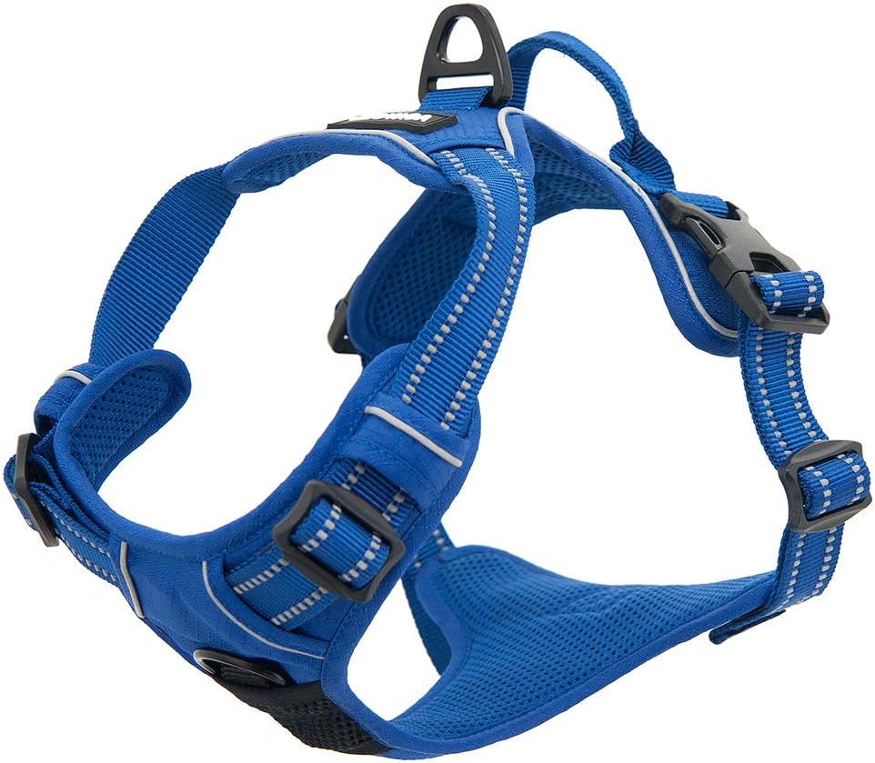Voyager Dog Harness Dual Leash Attachment No-Pull Control Adjustable Soft but Strong Pet Harness for Medium and Large Dogs with 3M Reflective Technology - Image 4