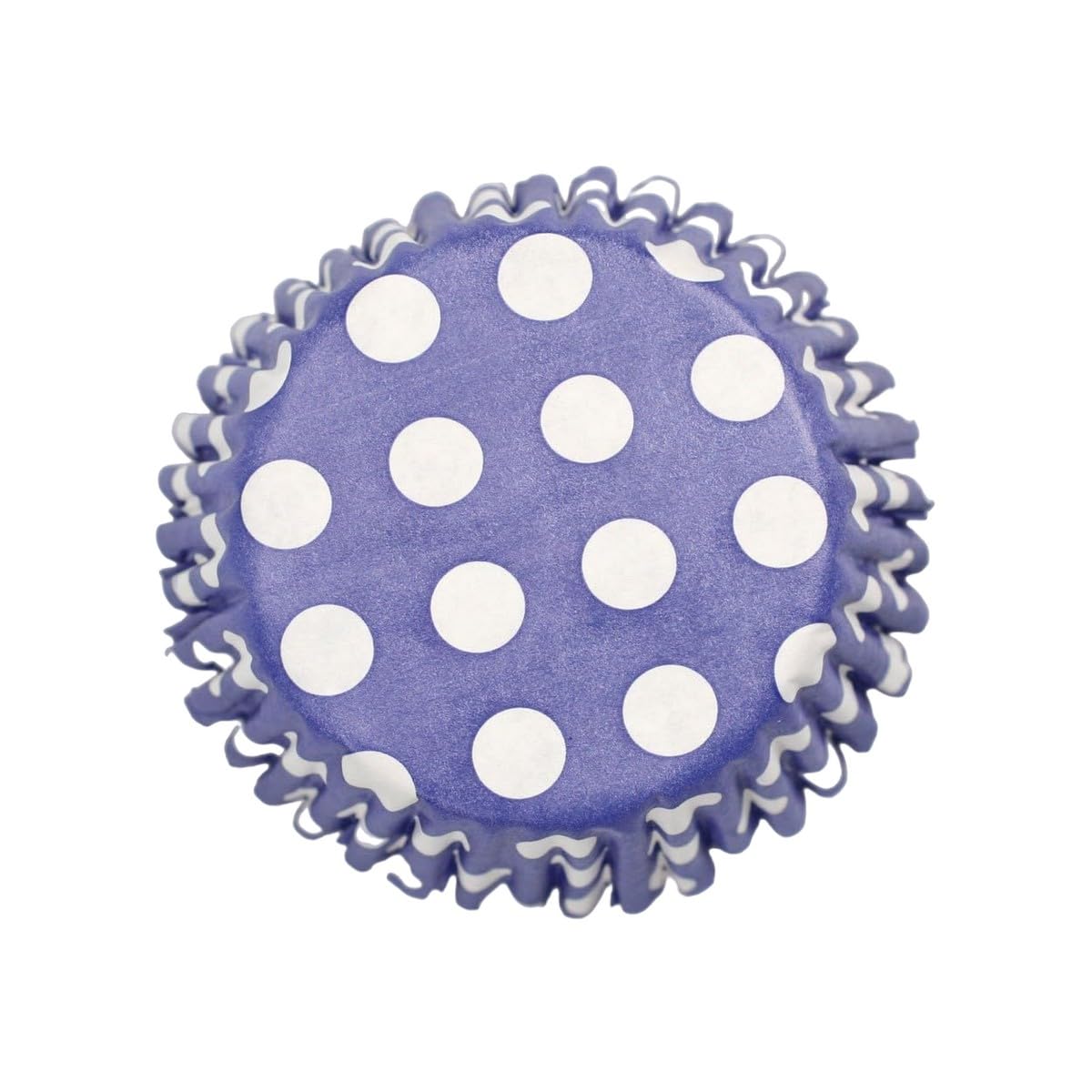 Pack of 54 CHINA BLUE (Navy) SPOTS/POLKA DOT Cupcake Cases (Muffin/Fairy Cake)