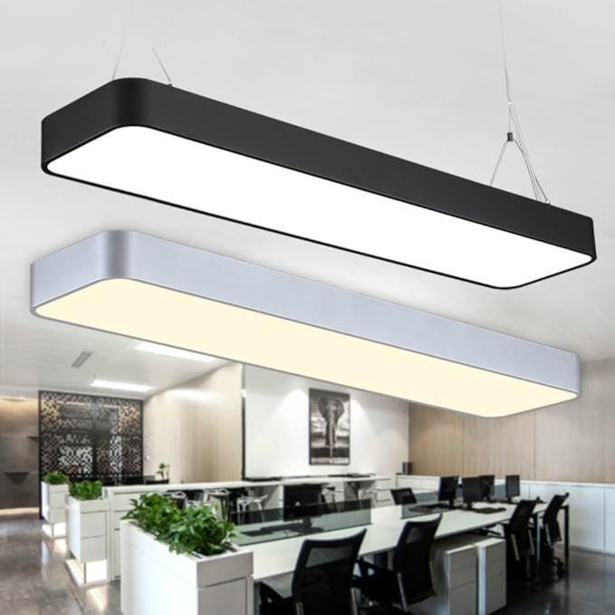 FengChandelier-Büro LED-Streifen Licht Kronleuchter hängen modernen