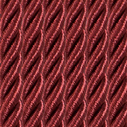 Home Queen Decorative Tassel Rope Tie Backs for Window Curtain, Hand Knitting Buckle Cord Drapery Tieback, 4 Pieces, Burgundy