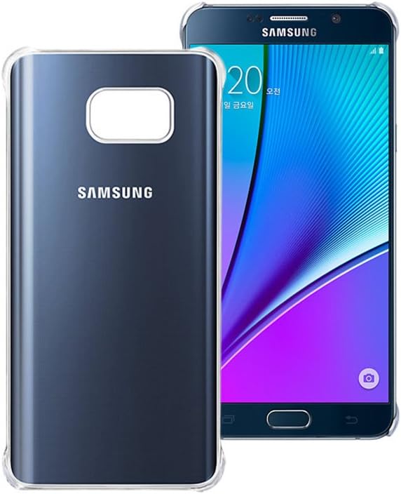 Samsung Galaxy Note5 Glossy Cover Case EF-QN920M for Samsung Galaxy Note 5 (SM-N920) - Retail Packaging, Glossy Blue Black