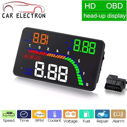 4 HUD Display Car Head Up Display OBD2 Parabrisas Proyector ...