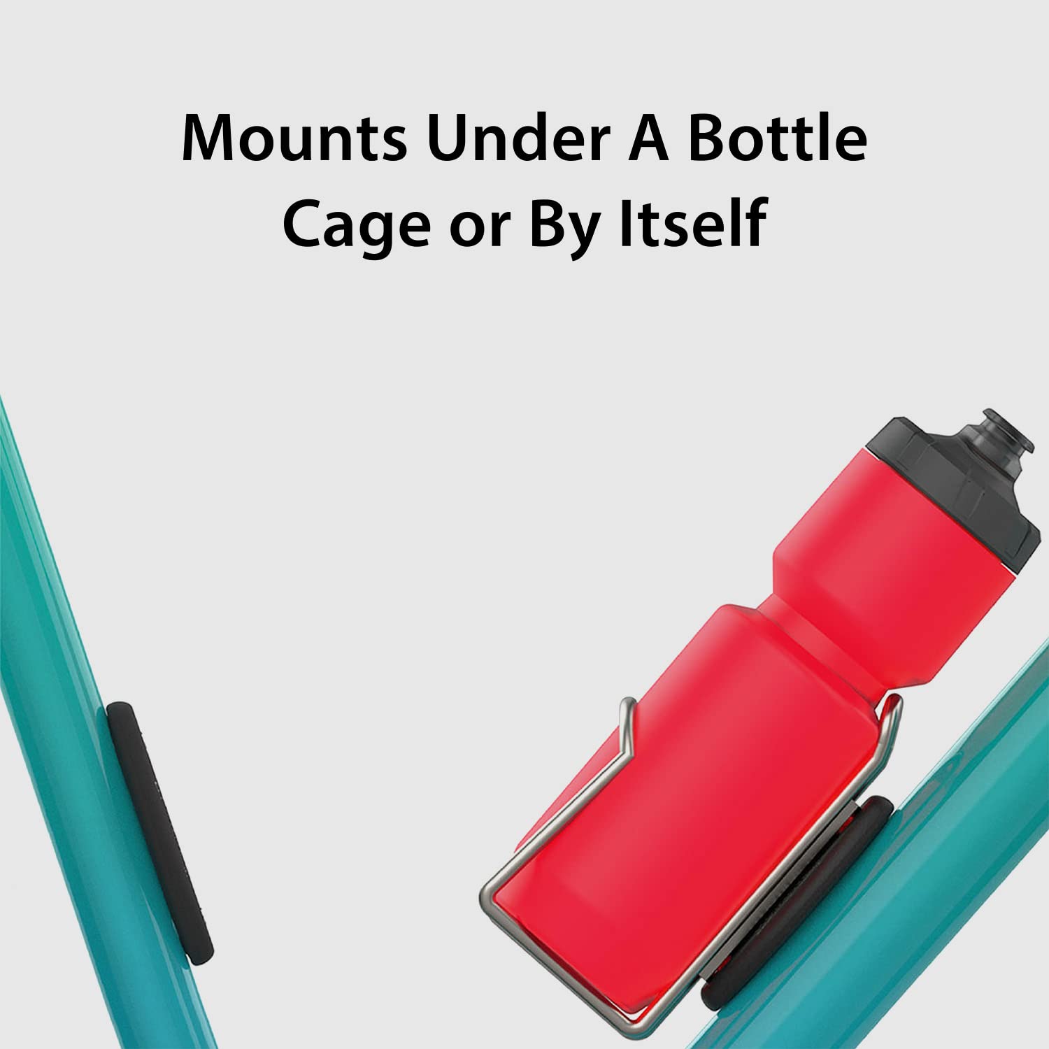 Elevation Lab TagVault™ AirTag Bike Security Mount - The Waterproof AirTag Bike Holder | Hidden Under Bottle Cage or Alone | Security Screws with Driver