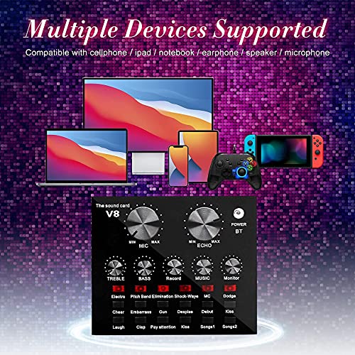 SGSG Kondensatormikrofon-Bundle, BM-800-Mikrofon-Kit, professionelles Cardioid Studio-Kondensatormikrofon und… – Bild 8