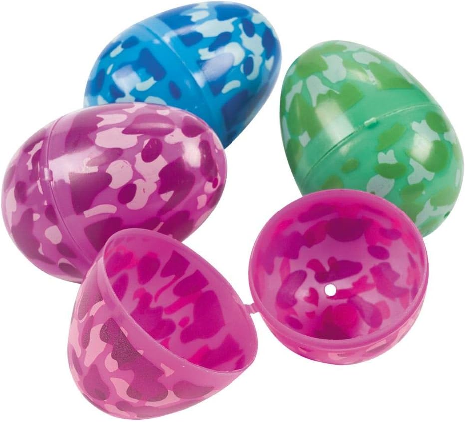 Camouflage Easter Eggs - Easter & Party Favors - 72 Colorful Eggs!