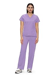 floralhue Scrubs for Women, V-Neck Scrubs Top