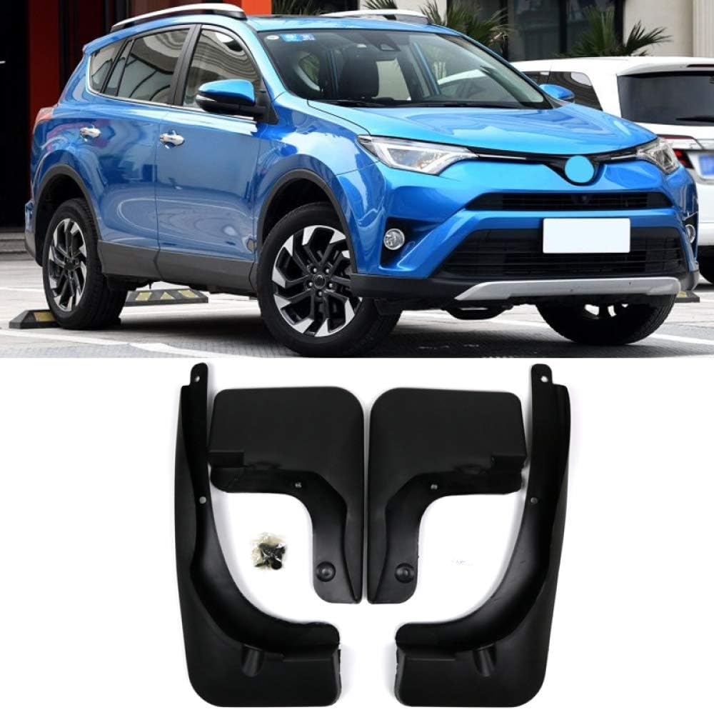 JXSMDNB Set Molded Car Mud Flaps Mudflaps Splash Guards Mud Flap Mudguards Fender Accessories For Toyota RAV4 2016 2017 2018