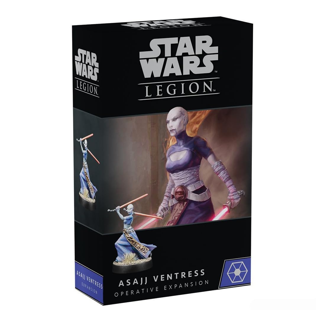 Atomic Mass Games |Star Wars Legion: Asajj Ventress Operative Expansion | Miniatures Game | Ages 14+ | 2 Players | 90 Minutes Playing Time