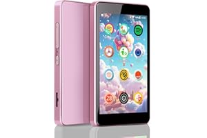 LUORAN Kids MP3 Player with Parental Controls, Spotify Kids, Spotify, Audible, Amazon Music, 4.0" IPS MP4 Music Player Up to 256GB (Pink)