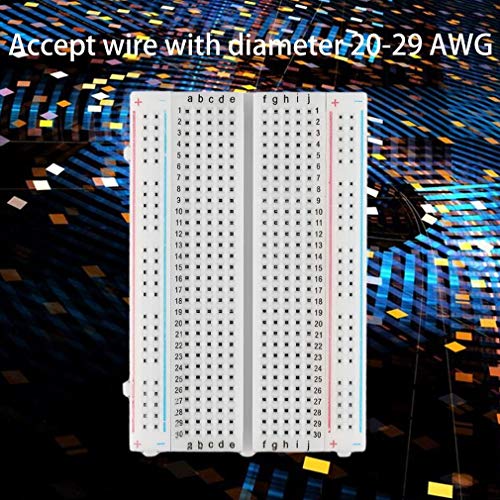 Ohomr Mini Solderless Breadboard 400 Contacts Tie-Points Universal Available New