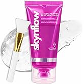 skynflow Collagen Mask, Overnight Wrapping Niacinamide Peel Off Facial Mask Pack for Hydration & Elasticity, Supports Firmness & Revives Tired Skin Hydrolyzed Collagen for All Skin Types - 2.54 Fl.Oz