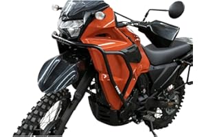 Tusk Crash Bars - Engine Guards Black Compatible with Kawasaki KLR650 2022-2025